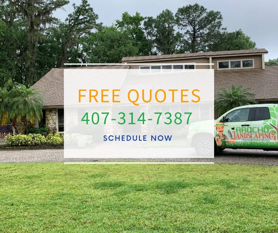 Reliable yard cleanup service for homes in Sanford, FL by Arocho Landscaping