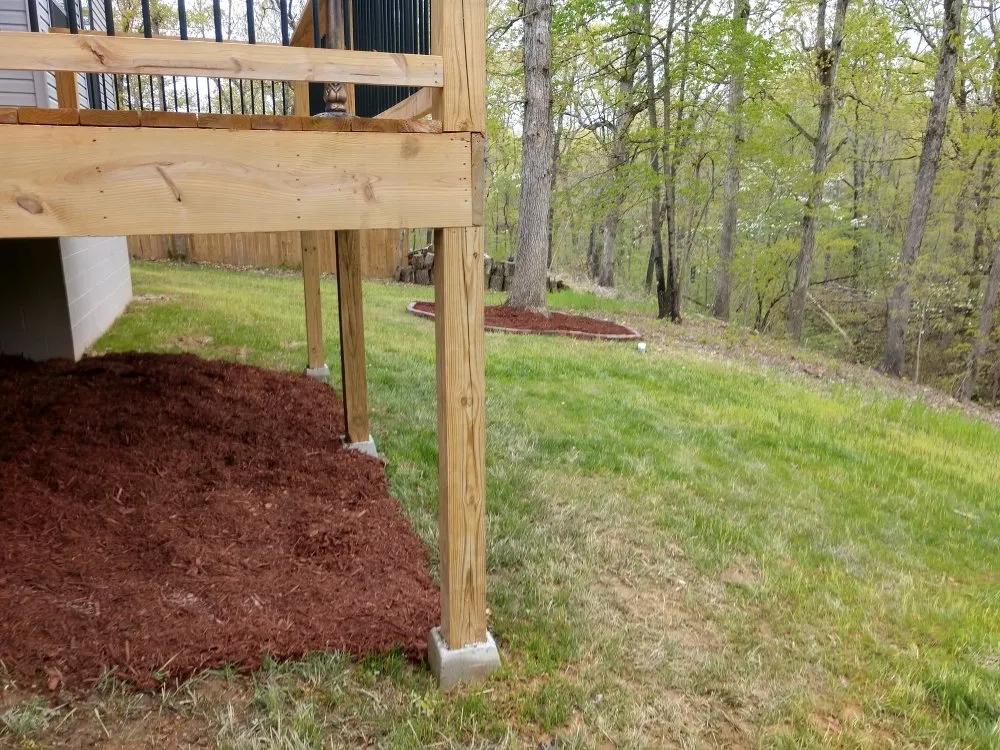 Expert garden landscaping with custom design in Bentonville, AR by Around the House NWA