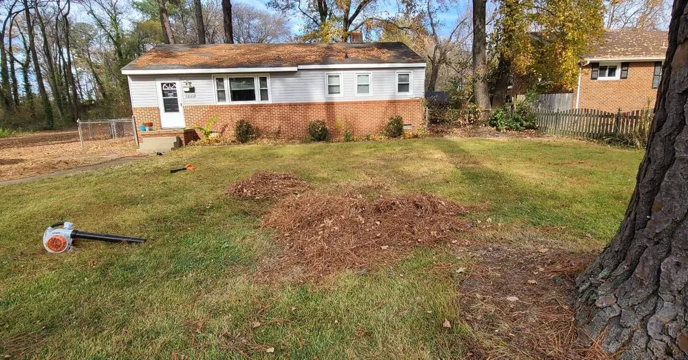 Professional yard maintenance for residential properties in Henrico, VA by A'Round the Town