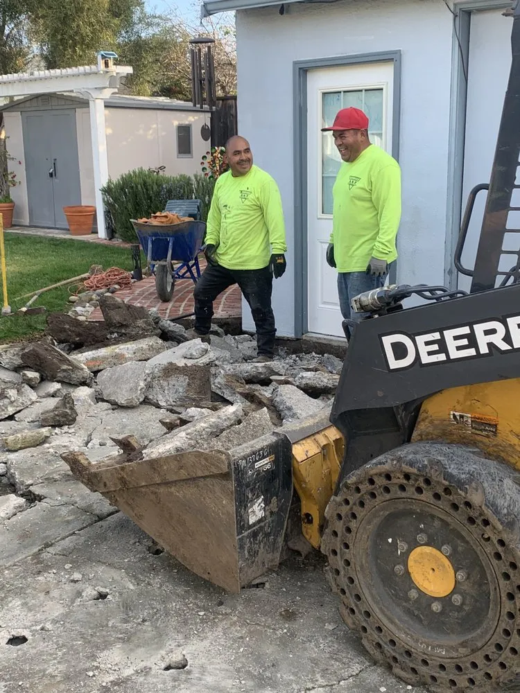 Custom yard cleanup service in San Leandro, CA by ARP Hardscape
