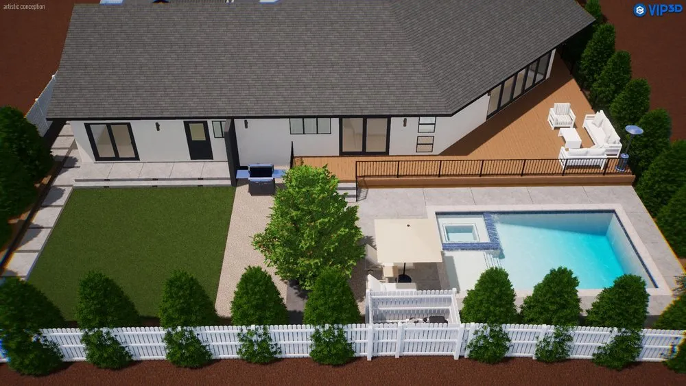 Custom landscape design in Long Beach, CA by ArqTerra Landscaping