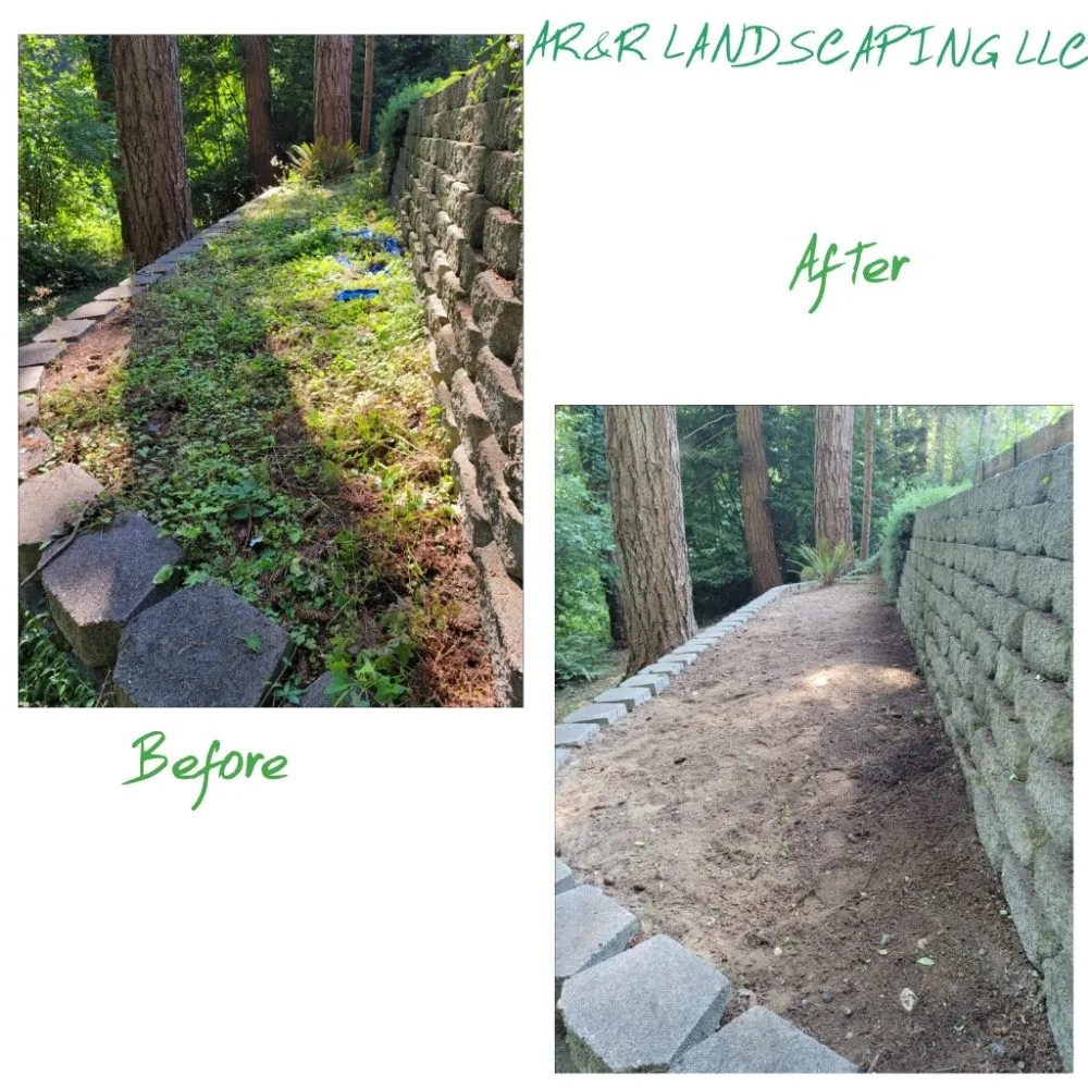 Local landscape installation in Lacey, WA by AR&R Landscaping