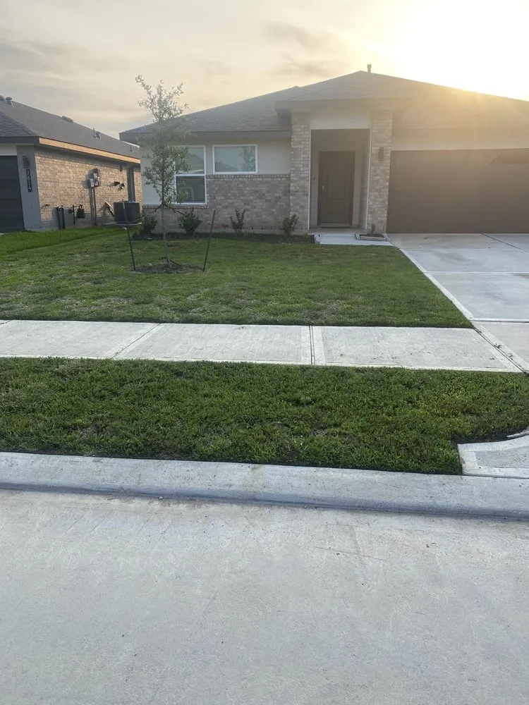 Expert residential landscaping with custom design in Manvel, TX by Arreola’s Cleaning Services