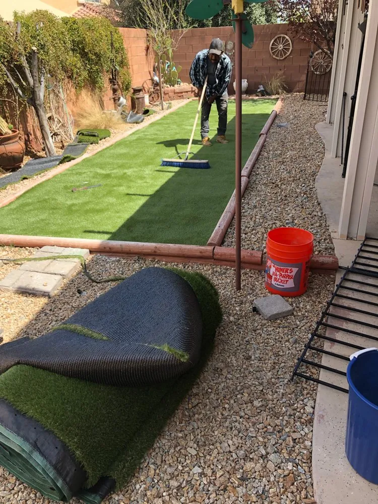 Reliable landscape installation for outdoor upgrades in North Las Vegas, NV by Arriaga's Lawn Service
