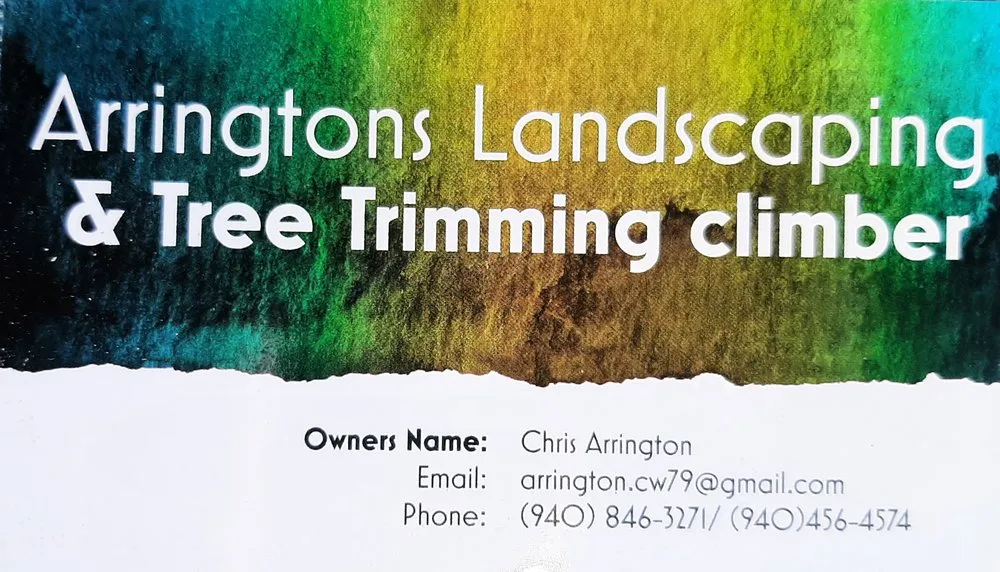 Professional landscape installation for residential properties in Newcastle, TX by Arringtons Landscaping and Tree Trimming