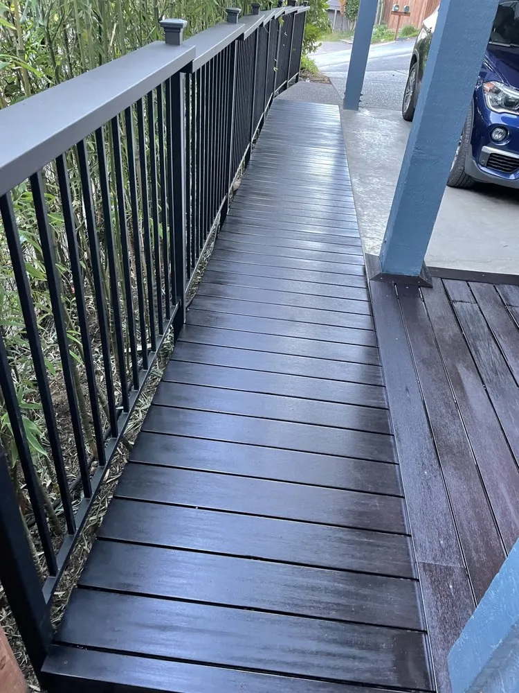 Professional garden landscaping in Fairfax, CA by Arrow Deck & Construction