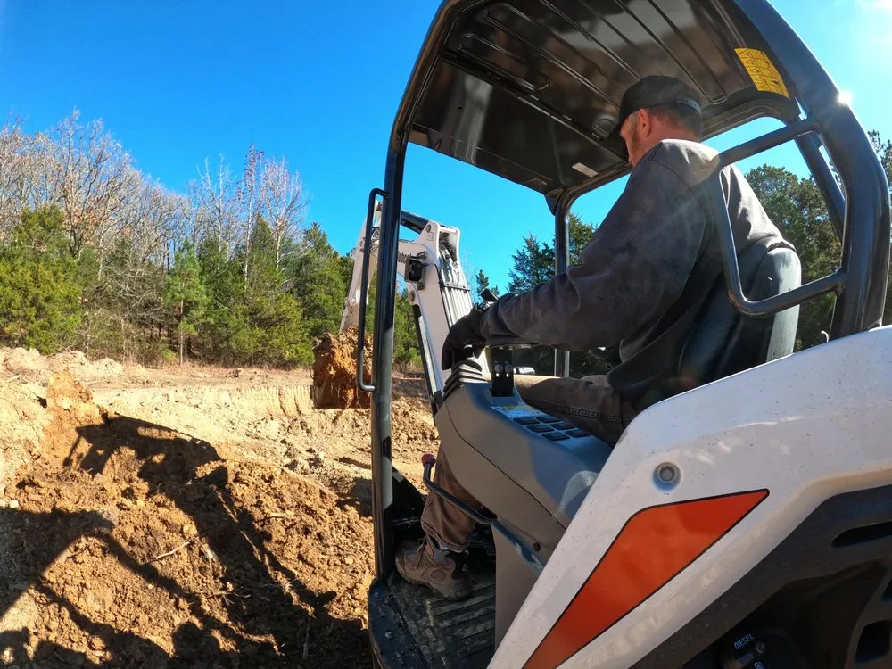 Custom landscaping services in Van Buren, AR by Arrow Dirt Works