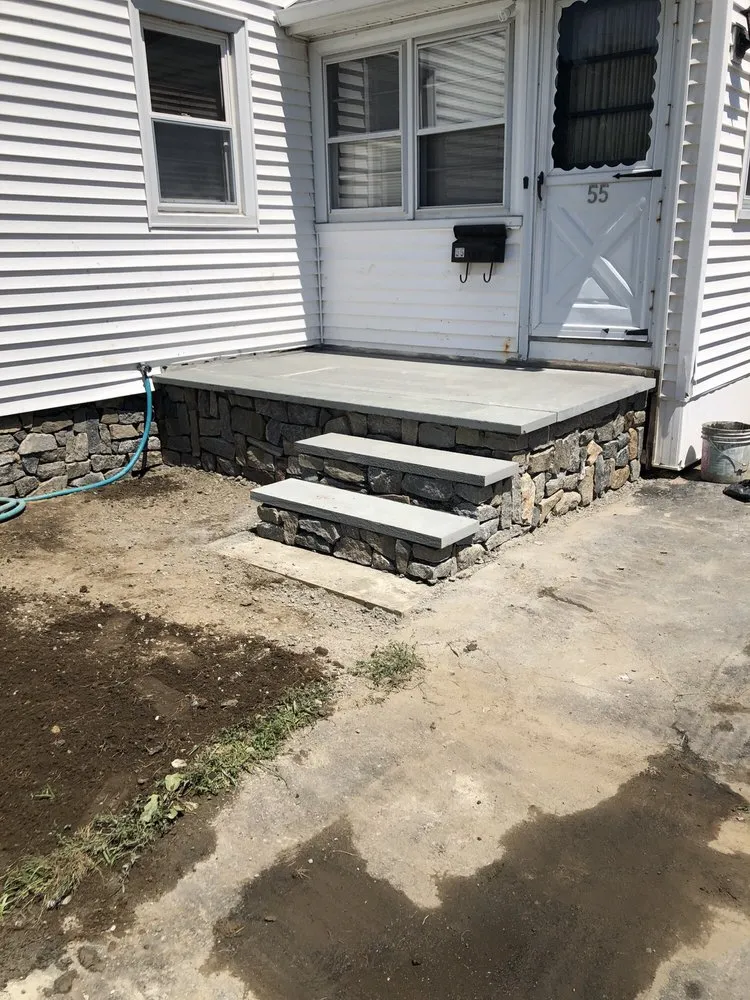 Local landscape installation for residential properties in Danvers, MA by Arrowhead Landscaping