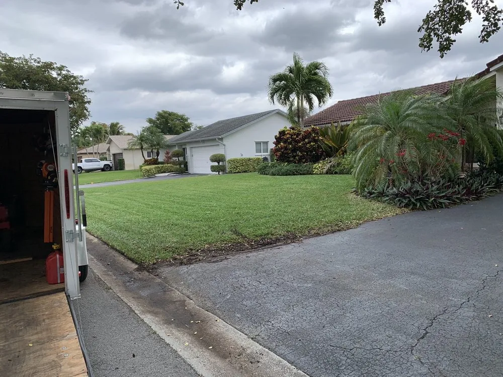 Affordable landscape design for year-round maintenance in Miami Gardens, FL by Arrow’s Lawn Service