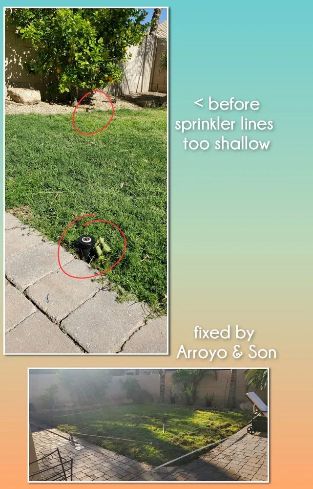 Reliable lawn mowing service in Sun City West, AZ - Arroyo and Sons Hardscape