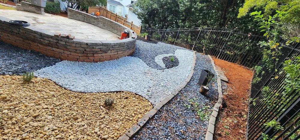 Custom garden landscaping for beautiful yards in Atlanta, GA by Arroyo Landscaping