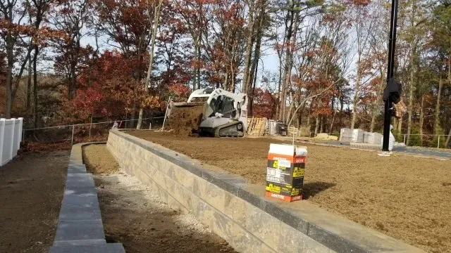 Custom outdoor landscaping with custom design in Smithtown, NY by ARS Landscape & Design