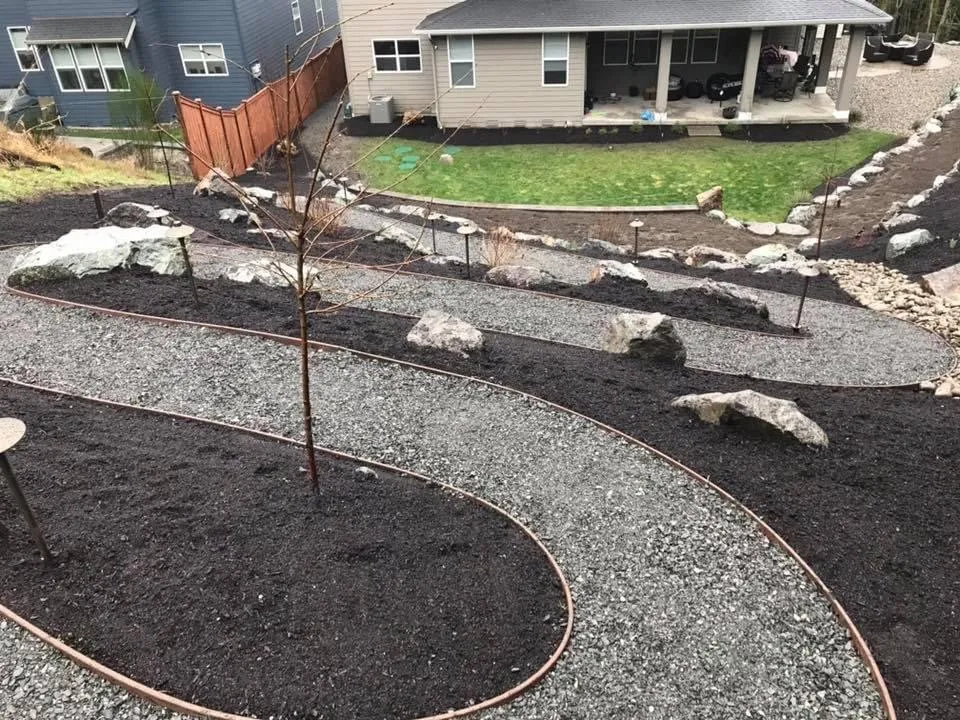 Professional yard maintenance for beautiful yards in Burlington, WA by Artful Landscape