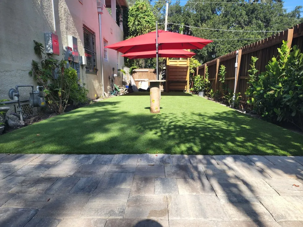 Trusted yard cleanup service for homes across St. Petersburg, FL - Artificial Grass & Paver Pros