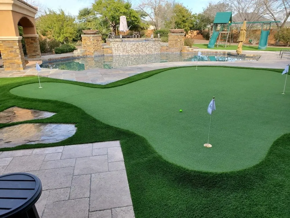 Custom landscape design for year-round maintenance across Peoria, AZ - Artificial Grass Masters