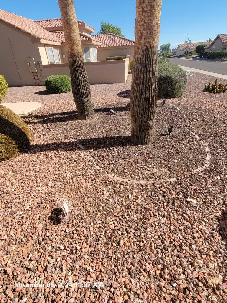 Custom landscape installation for beautiful yards in Glendale, AZ by Artificial Grass Specialist