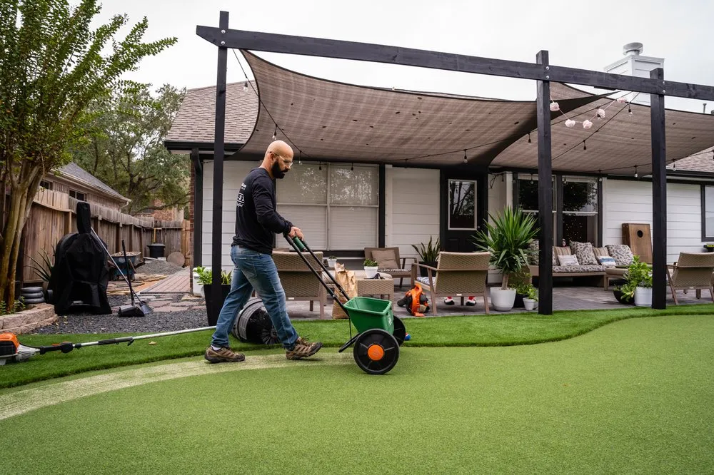 Trusted landscape installation in League City, TX - Artificial Grass TX