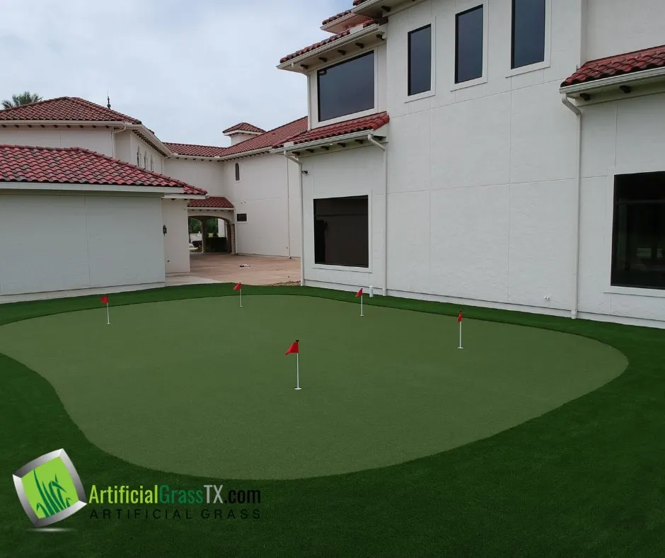 Local garden landscaping for year-round maintenance in League City, TX by Artificial Grass TX