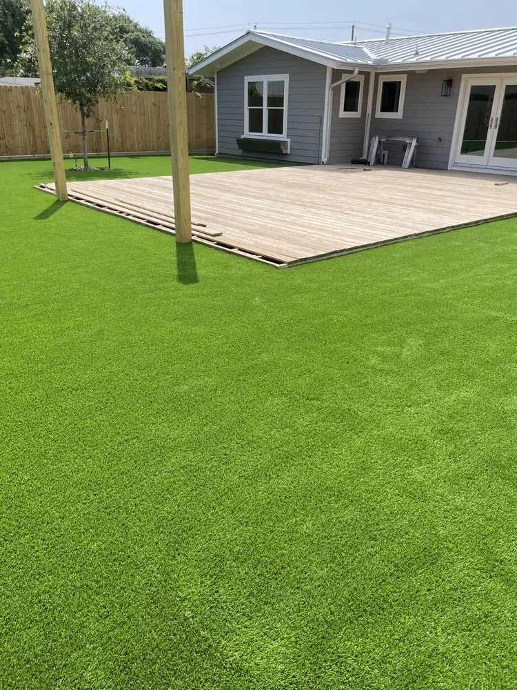 Local yard maintenance in League City, TX by Artificial Grass TX