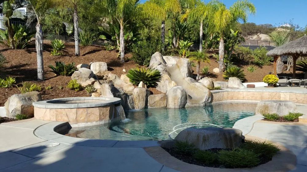 Professional yard maintenance experts serving Homeland, CA - Artificial Rock and Waterfalls