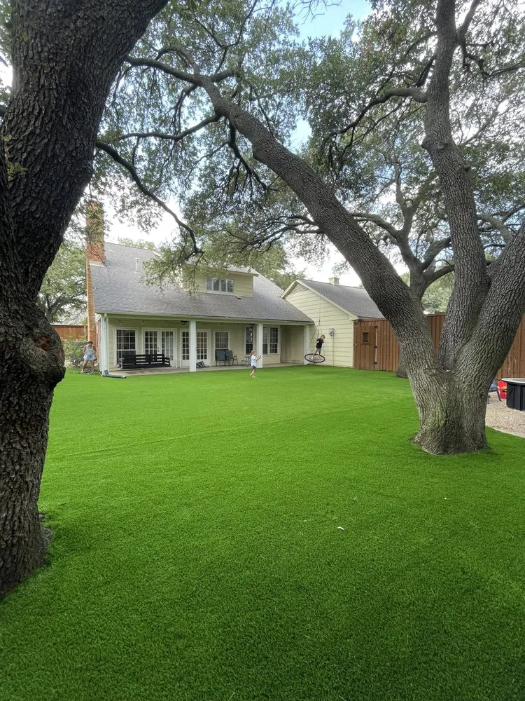 Custom lawn mowing service for beautiful yards in Dallas, TX by Artificial Turf Kings