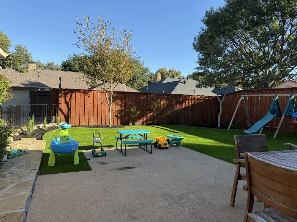 Custom outdoor landscaping for homes across Dallas, TX - Artificial Turf Kings