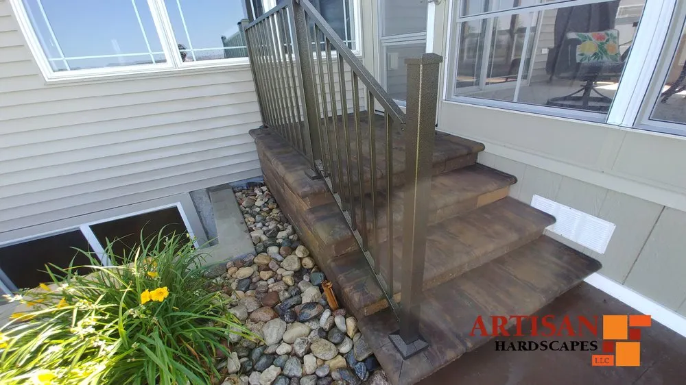 Custom landscaping services in Fargo, ND by Artisan Hardscapes