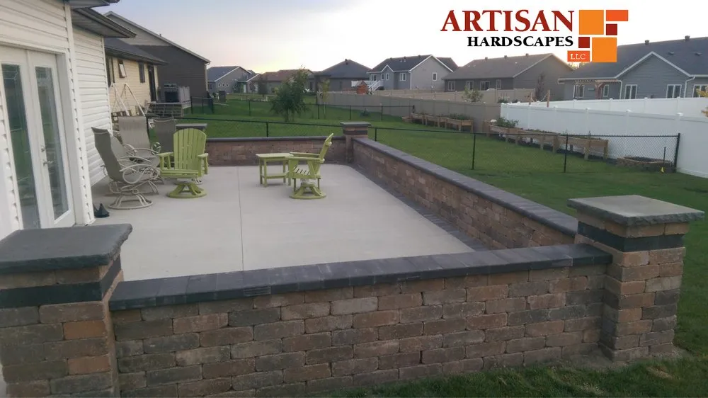 Custom yard cleanup service in Fargo, ND by Artisan Hardscapes