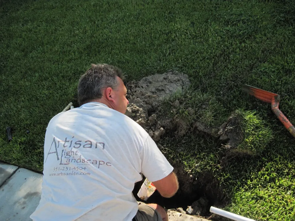 Professional lawn care service experts serving Lake Elsinore, CA - Artisan Light & Landscape
