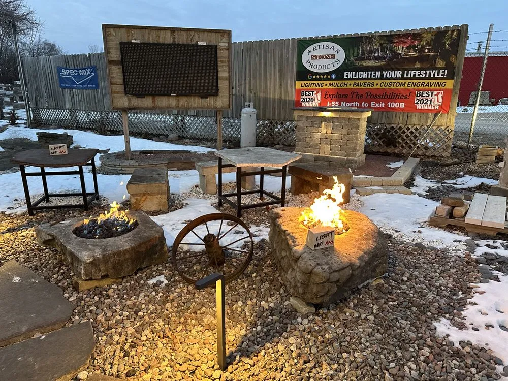 Local landscape design for beautiful yards in Springfield, IL by Artisan Stone Products