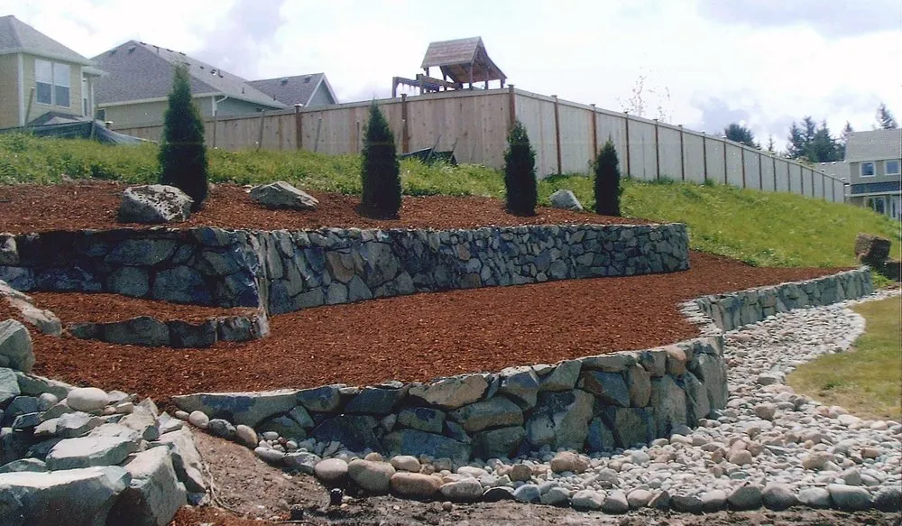 Local residential landscaping experts serving Tacoma, WA - Artist Rock Wall