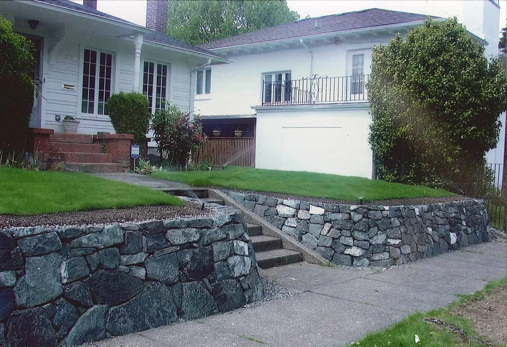 Top-rated yard maintenance experts serving Tacoma, WA - Artist Rock Wall