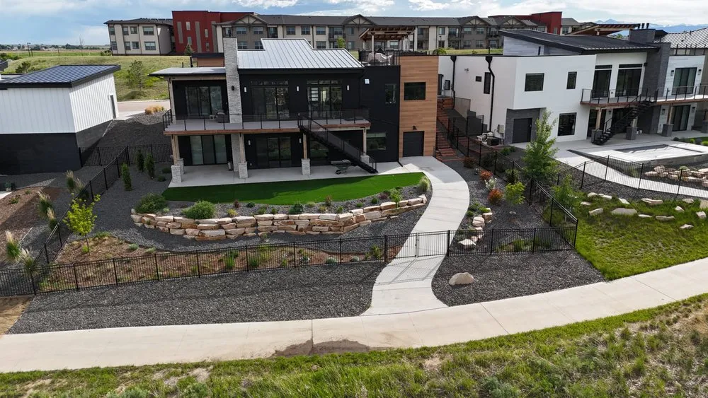 Custom outdoor landscaping in Eaton, CO by Artistic Escapes