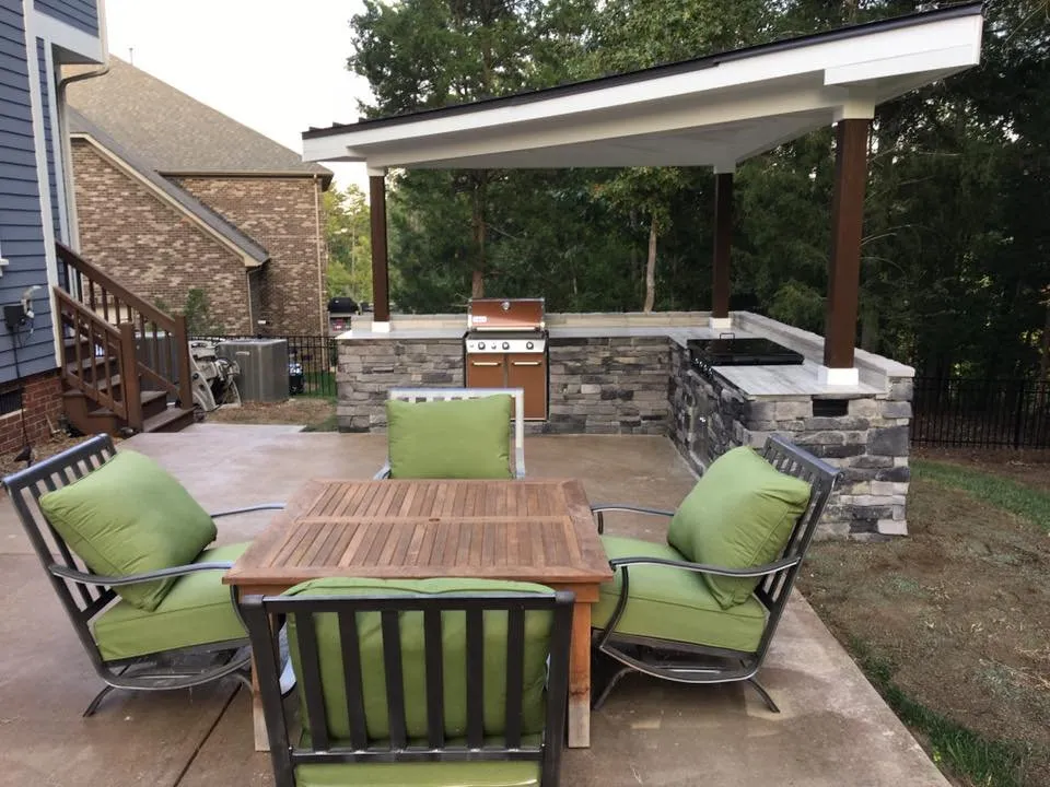 Professional lawn care service in Charlotte, NC by Artistic Hardscape