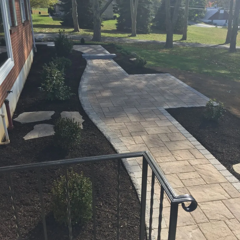 Custom landscaping services for homes across Northampton, PA - Artistic Hardscapes