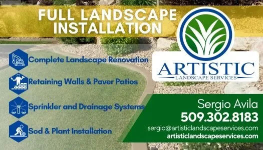 Trusted lawn mowing service experts serving Pasco, WA - Artistic Landscape Services