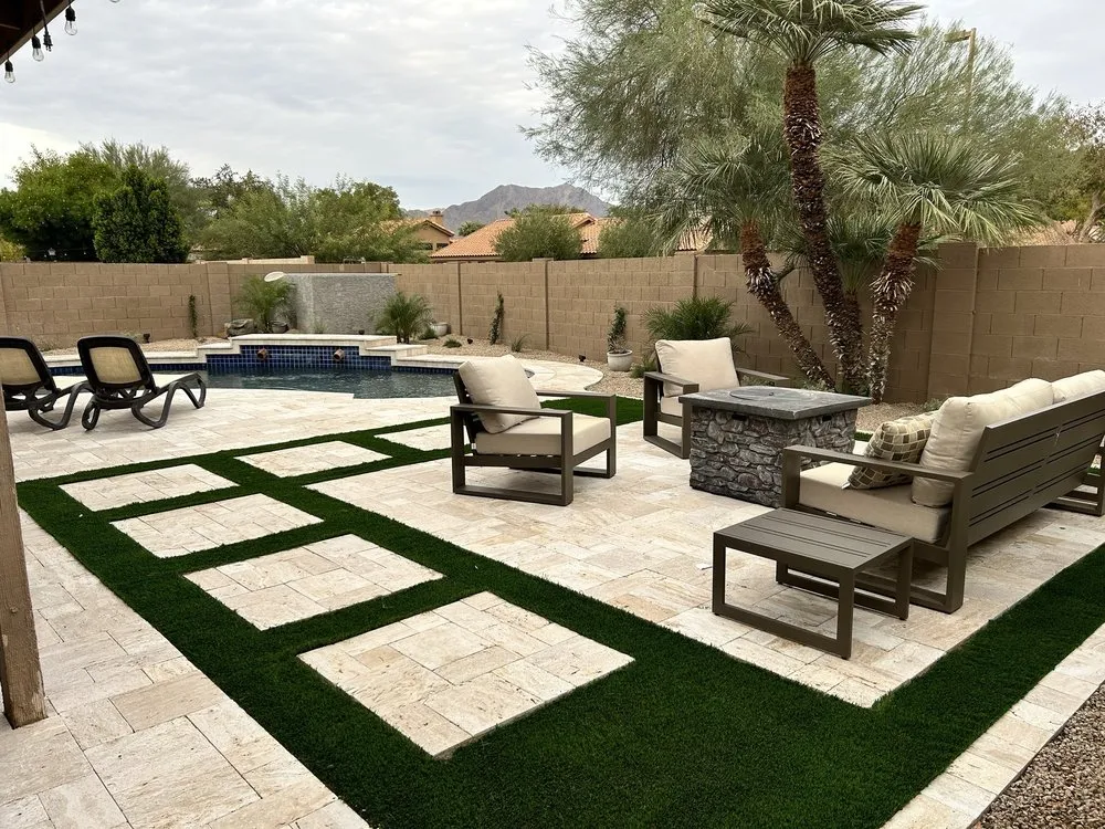 Trusted lawn care service for residential properties in Chandler, AZ by Artistic Landscape Solutions