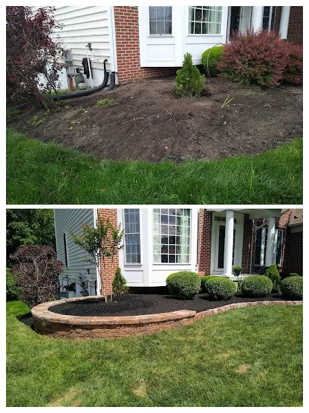 Custom landscape design with custom design in Pennsville, NJ by Artiztic Creations