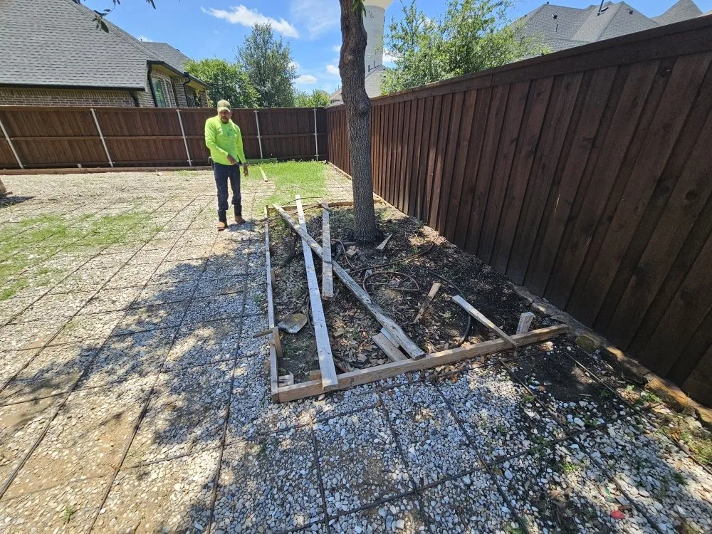 Professional landscape installation experts serving North Richland Hills, TX - Arts Construction SVCS