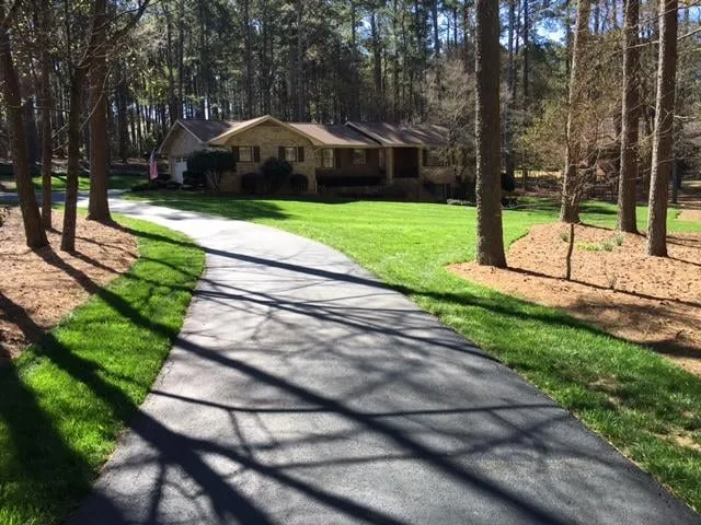 Professional yard cleanup service in Lawrenceville, GA by Artscaping Lawncare Service