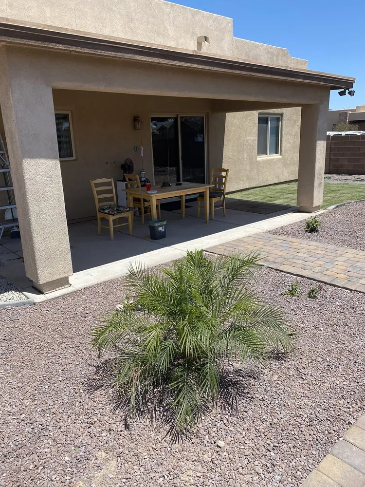 Professional yard maintenance in Yuma, AZ by Arturo's Artistic Landscaping