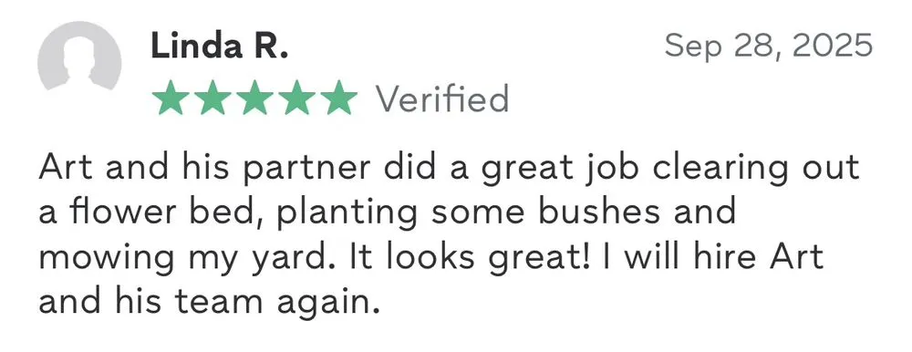 Expert yard maintenance in Anderson, IN by Artwork Landscaping