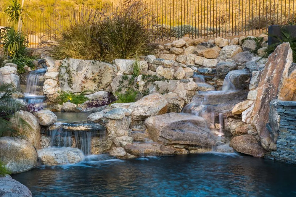 Expert landscape installation in Tucson, AZ by Arzate Design Group | Swimming Pool Design Tucson AZ