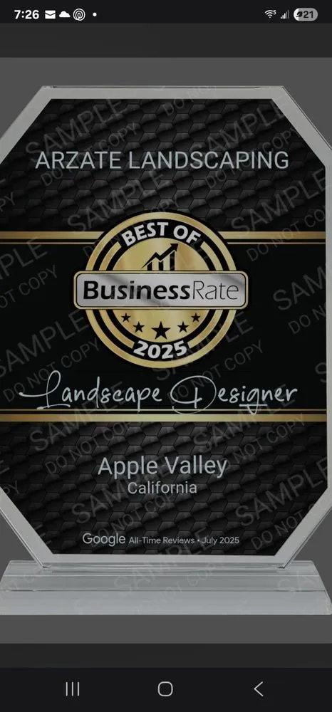 Custom landscaping services for outdoor upgrades across Apple Valley, CA - Arzate's Landscaping