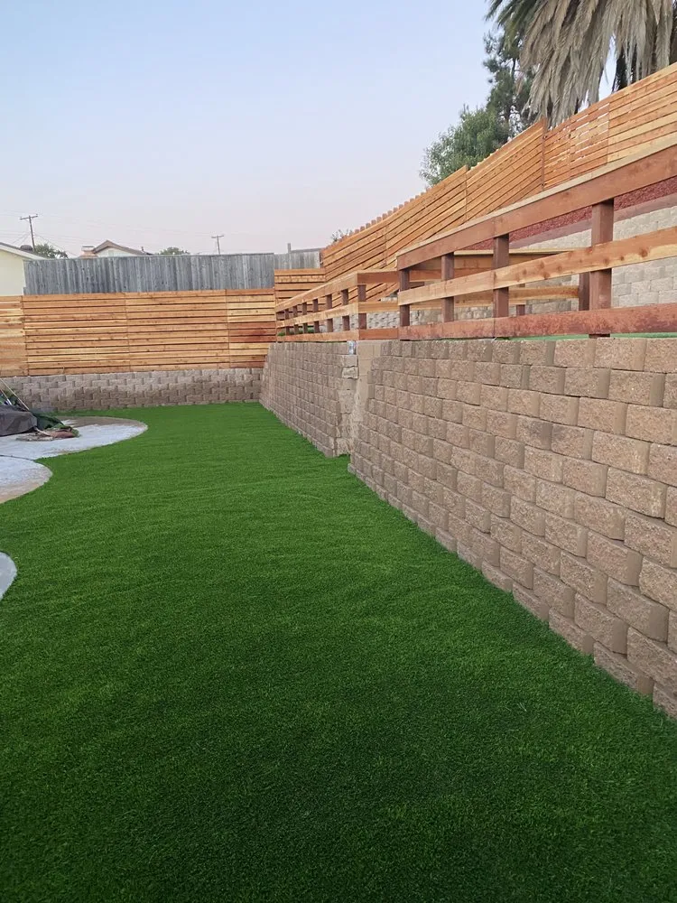 Professional garden landscaping with custom design in San Diego, CA by Arzola’s Landscaping & Maintenance