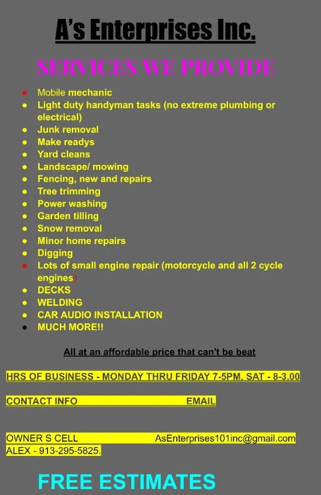 Reliable lawn mowing service for beautiful yards in Kansas City, MO by A's Enterprises