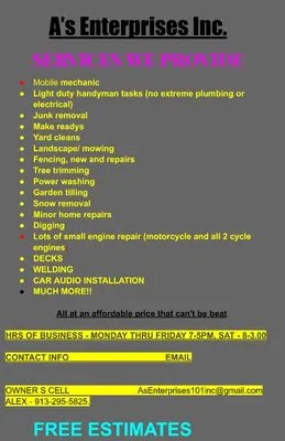 A's Enterprises Logo