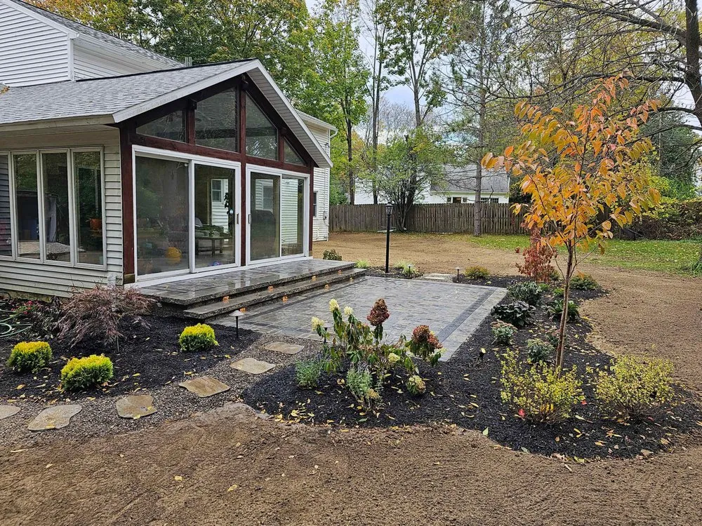 Custom landscape design in Niskayuna, NY by A&S Enterprises Landscaping Patios & Yard Drainage Company