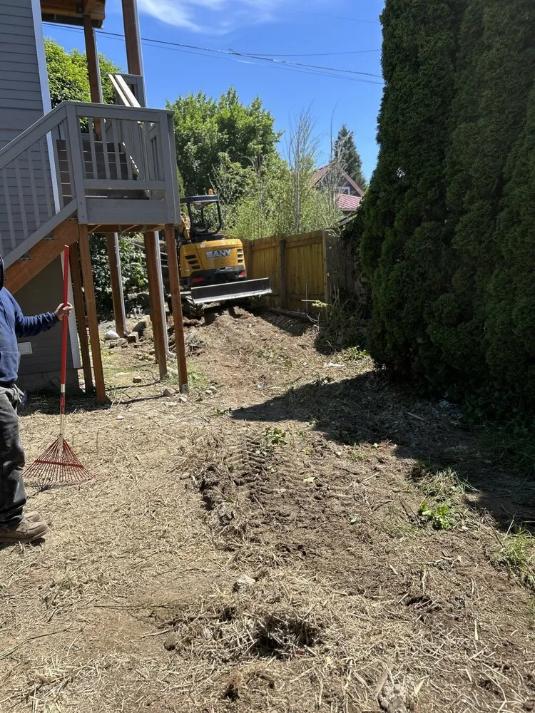 Local landscape installation in Everett, WA - A’s Excavation and Landscaping