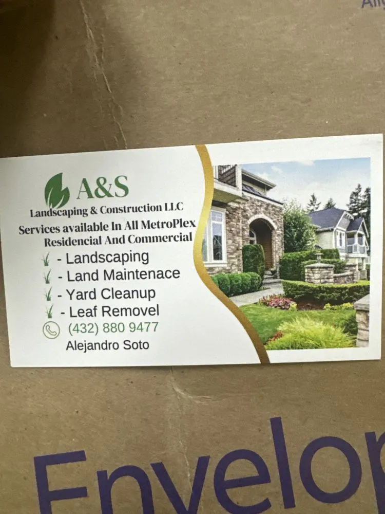 Local yard cleanup service experts serving Everman, TX - A&S Landscaping & Construction